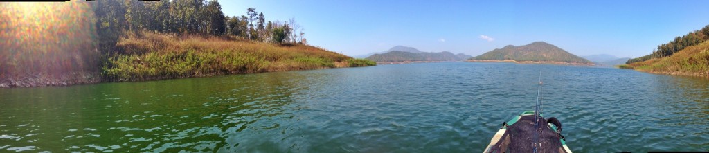 Panorama billede fra Mae Kuang Dam